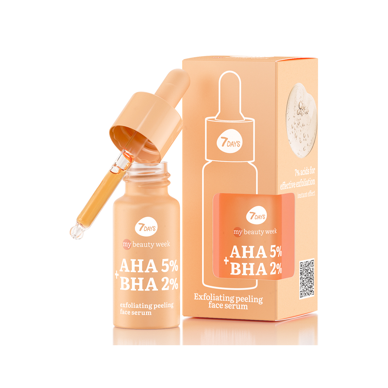 Сыворотка для лица очищающая пилинг для лица Aha+Bha My Beauty Week купить в VISAGEHALL