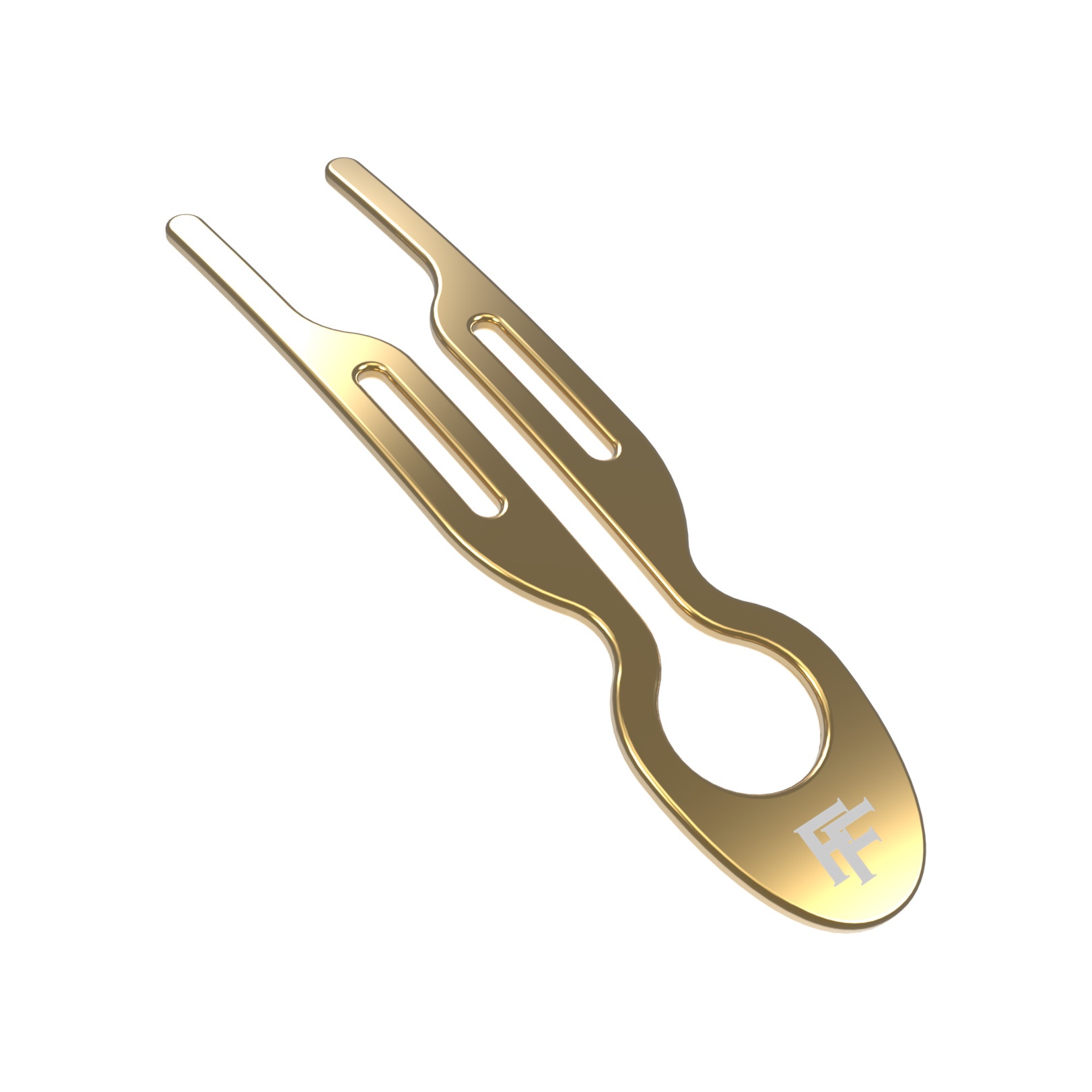 Заколка металлическая Золотой Metal Gold Hairpin №1 купить в VISAGEHALL
