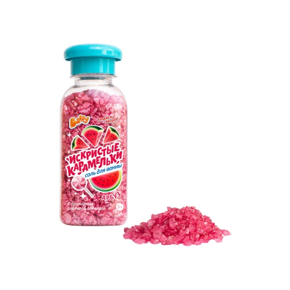 Соль для ванны Искристые Карамельки Арбуз купить в VISAGEHALL