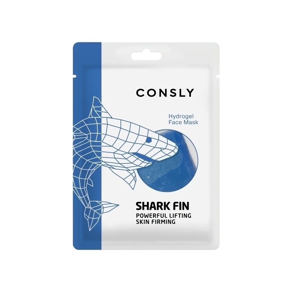 Маска гидрогелевая с экстрактом акульего плавника Hydrogel Shark Fin Face Mask