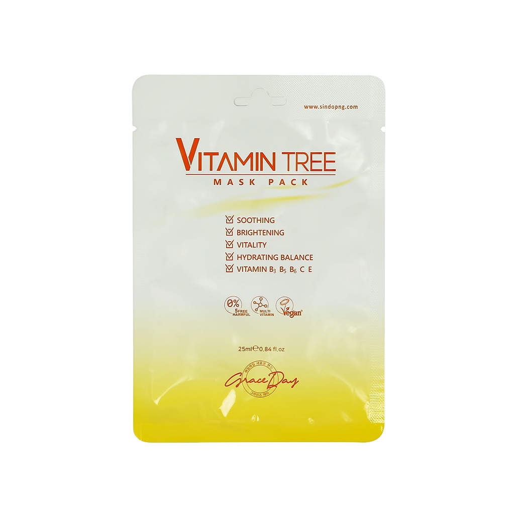 Тканевая маска с витаминами купить в VISAGEHALL