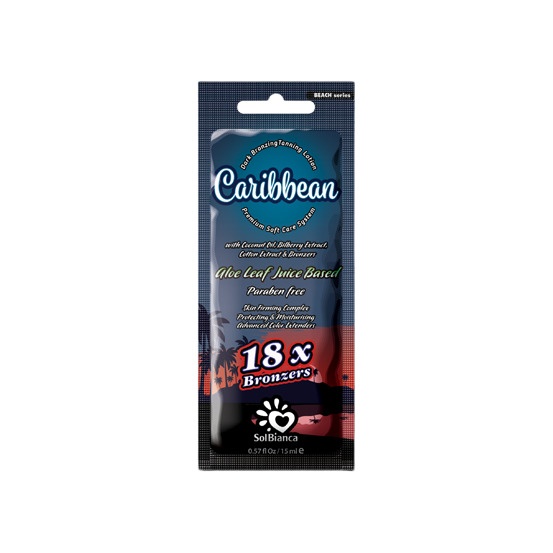Крем для загара с 18-ти кратным бронзером Caribbean