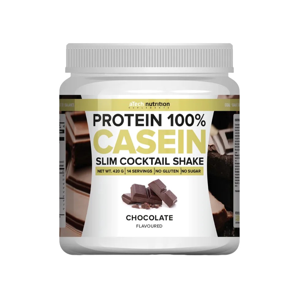 Коктейль белково-витаминный со вкусом шоколада Casein Protein