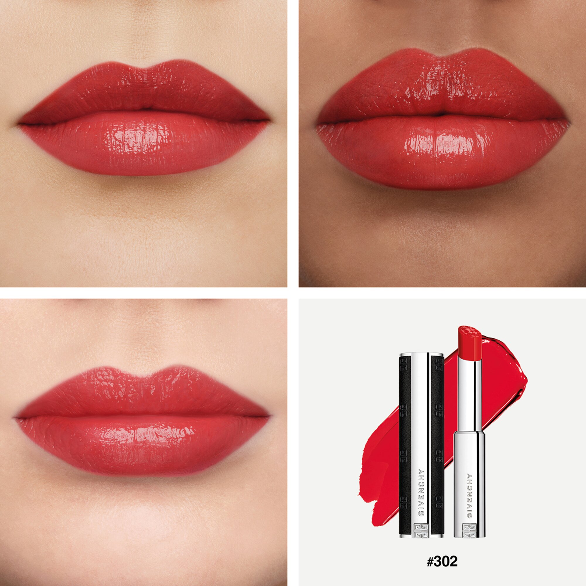 Помада для губ увлажняющая сияющая Le Rouge Interdit Satin