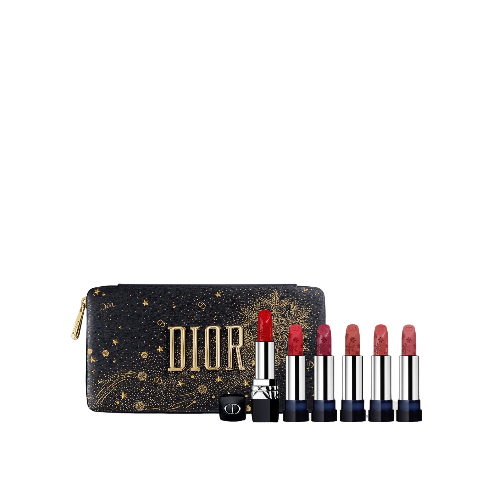 ROUGE DIOR GOLDEN NIGHTS~Набор губных помад со сменными блоками купить в VISAGEHALL