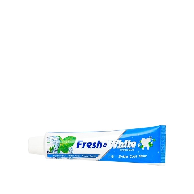 Паста зубная отбеливающая супер прохладная мята Thailand Fresh & White купить в VISAGEHALL