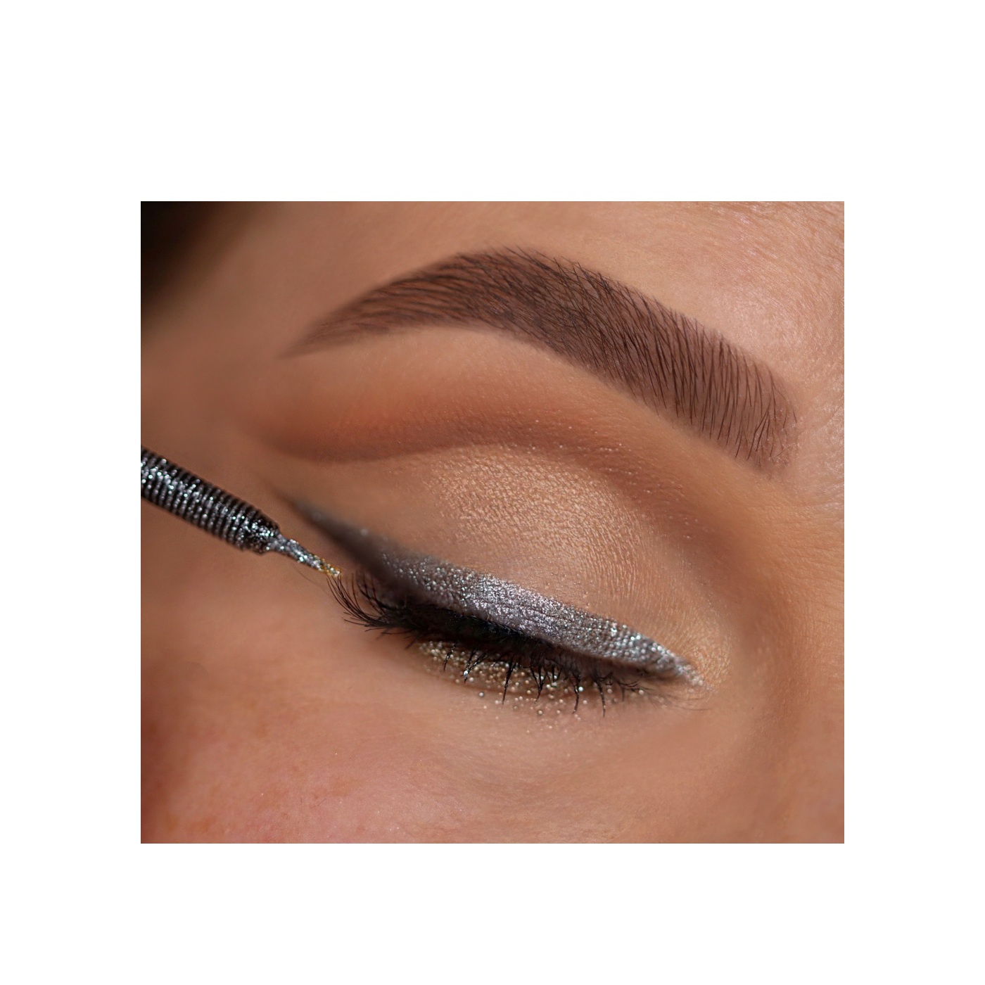 Тушь-лайнер Glitter Mascara&Liner