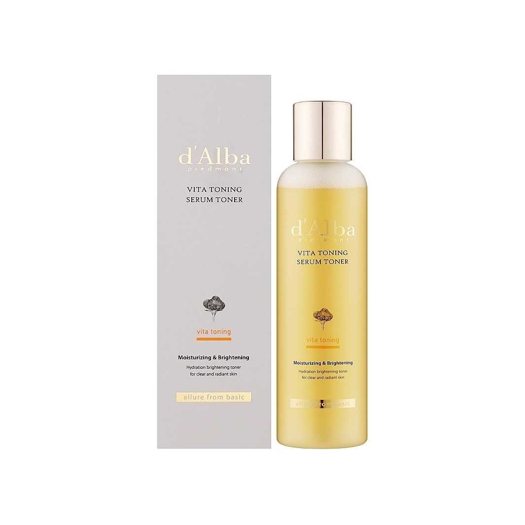 Тонер-сыворотка с витамином С и экстрактом белого трюфеля Vita Toning Serum Toner купить в VISAGEHALL