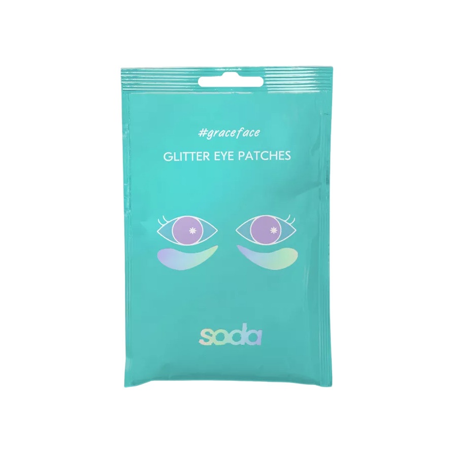 Гидрогелевые патчи для глаз с блестками Glitter Eye Patches #graceface купить в VISAGEHALL