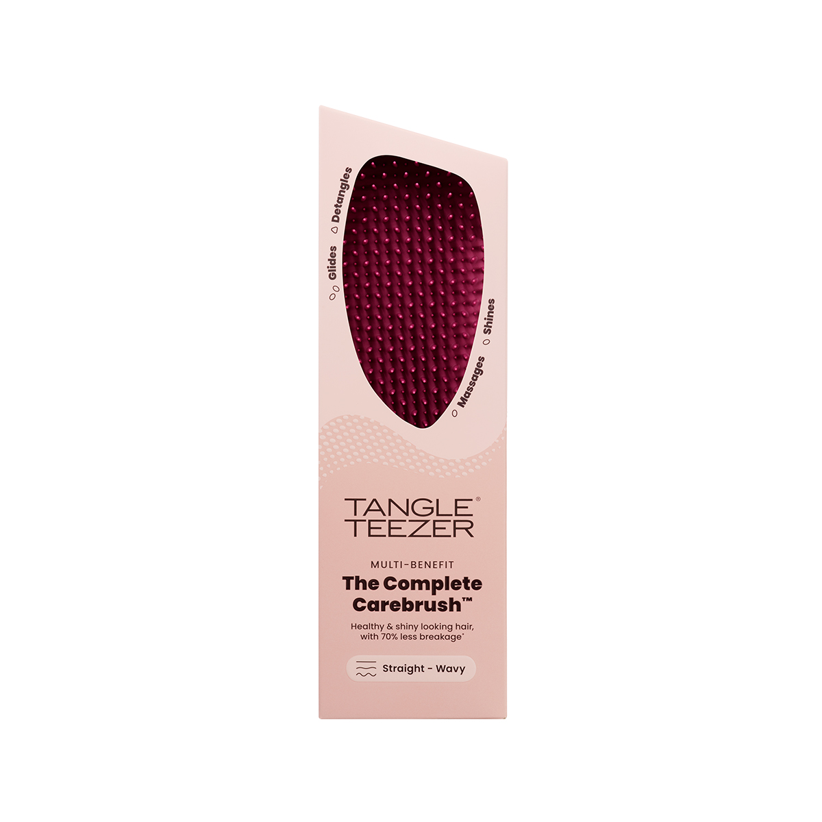 Расческа для волос The Complete Carebrush Glossed Raspberry