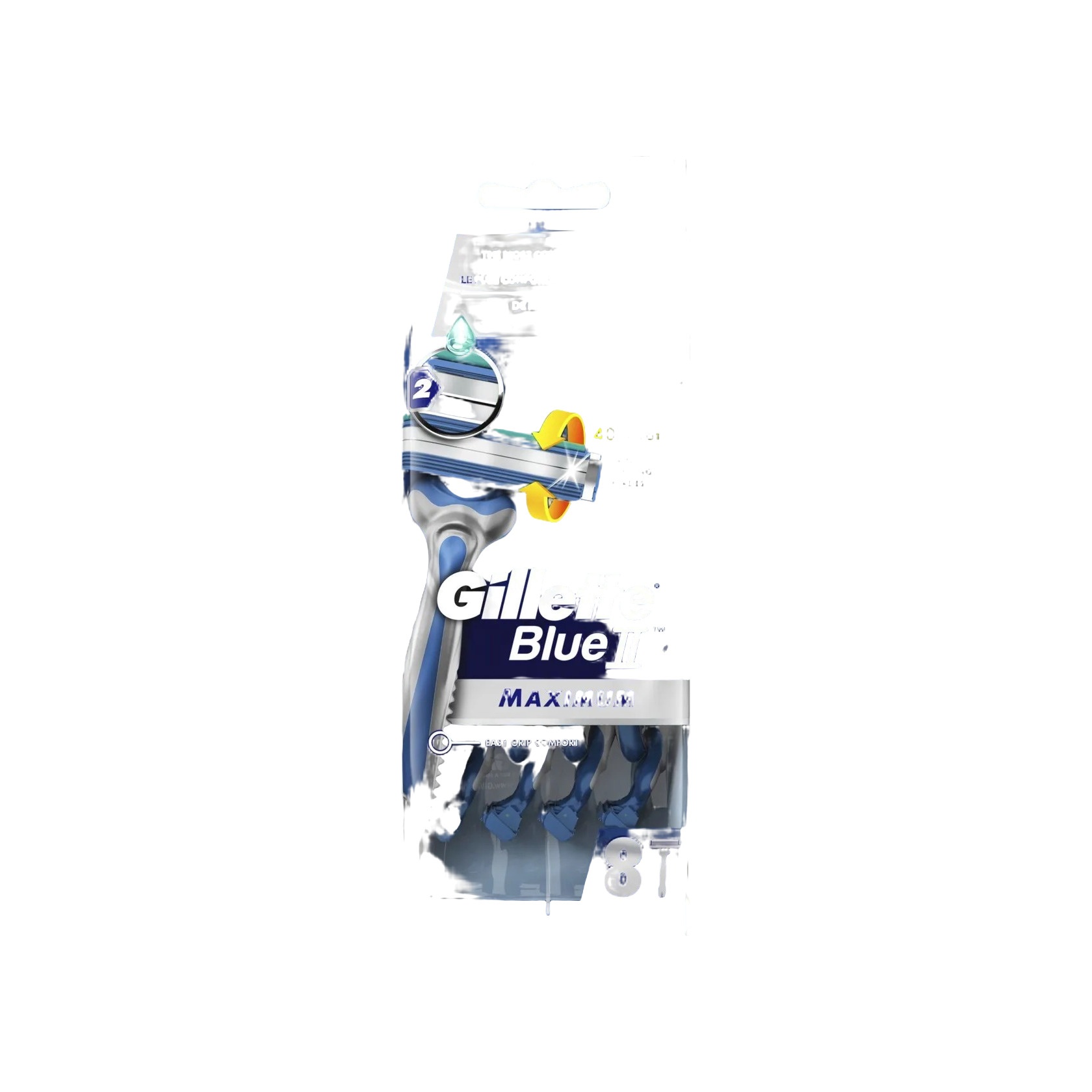 Бритвы одноразовые Blue II Max  купить в VISAGEHALL