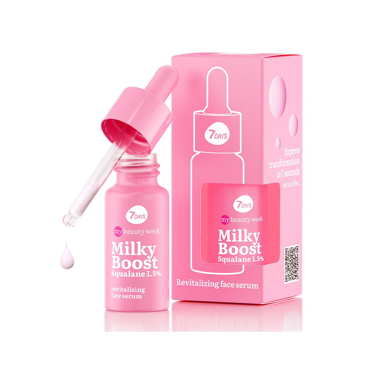 Сыворотка для лица восстанавливающая Milky Boost Squalane 1,5% My Beauty Week купить в VISAGEHALL