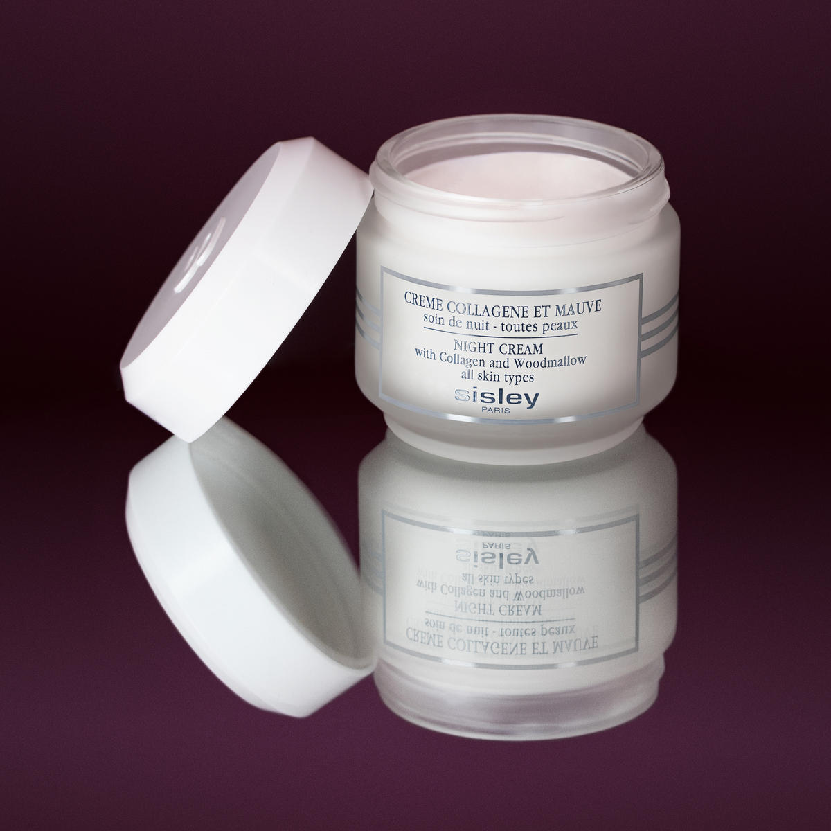 Night Cream with Collagen and Woodmallow Крем ночной с Коллагеном и Мальвой