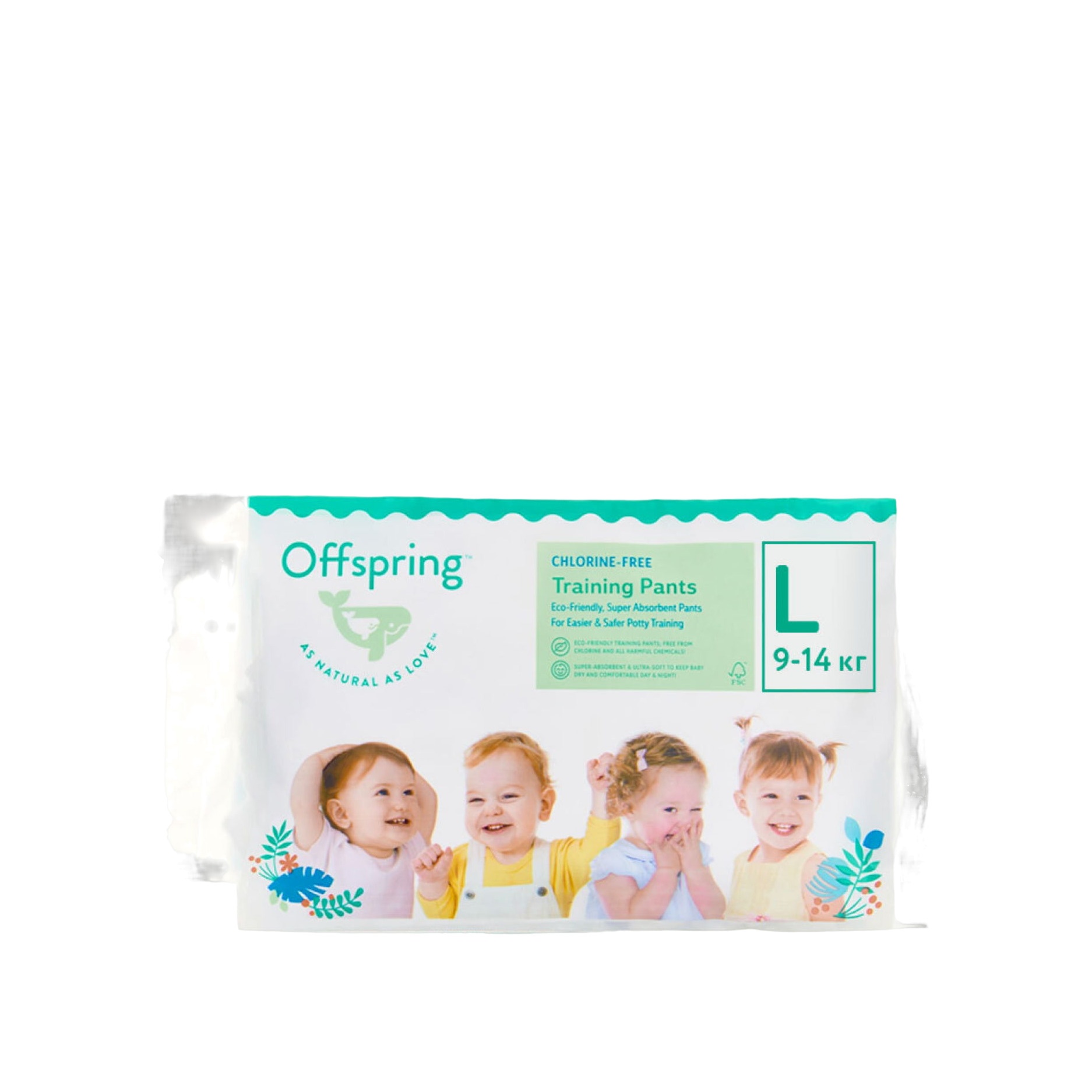 Трусики-подгузники 3 расцветки L 9-14 кг 3 шт Travel pack купить в VISAGEHALL
