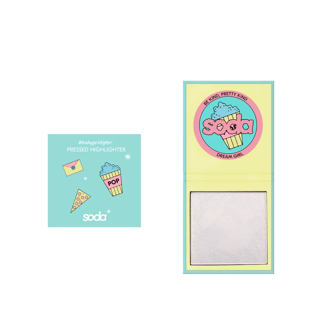 Хайлайтер прессованный Pressed Highlighter #babygethegher купить в VISAGEHALL