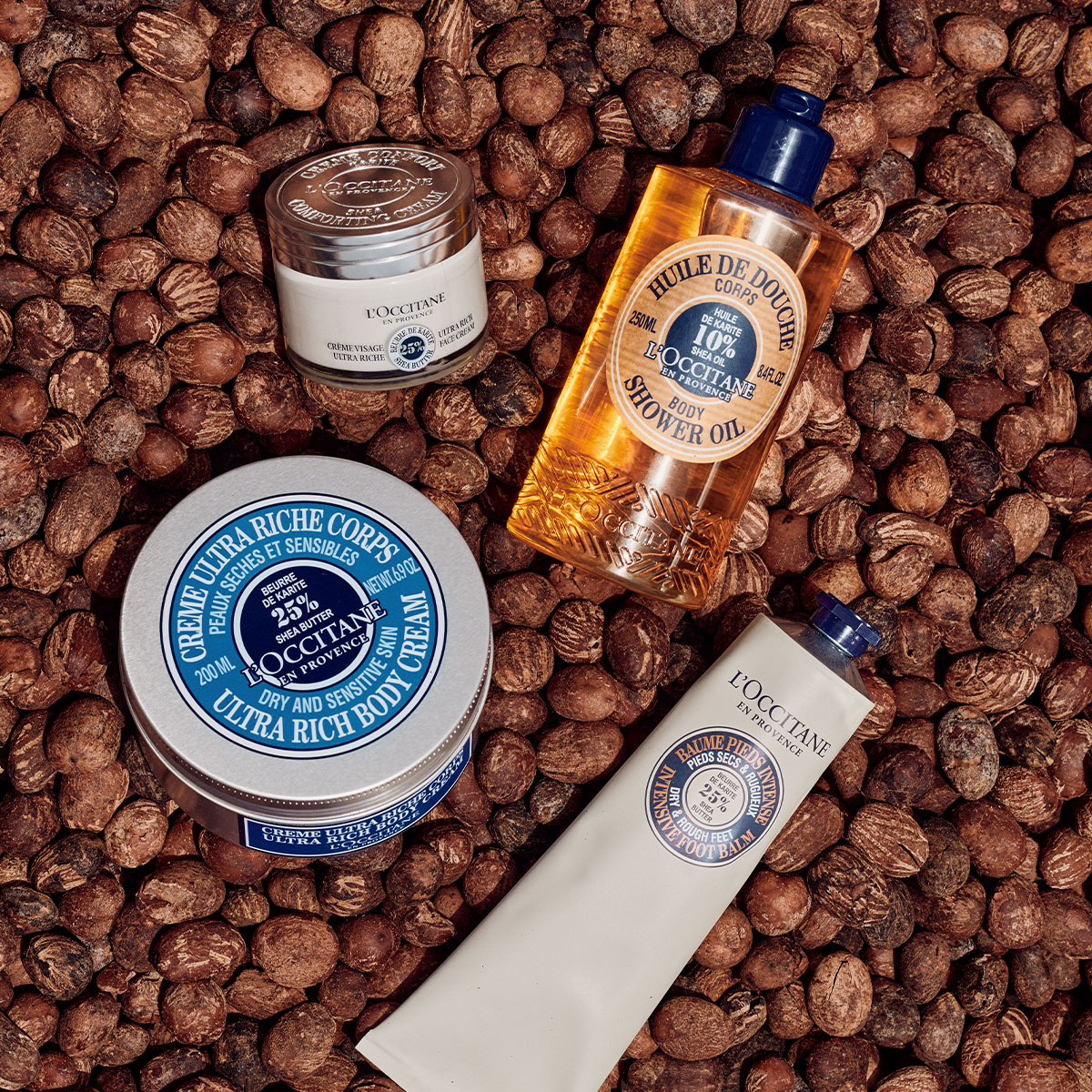 Крем-комфорт легкий для лица Карите Shea Butter