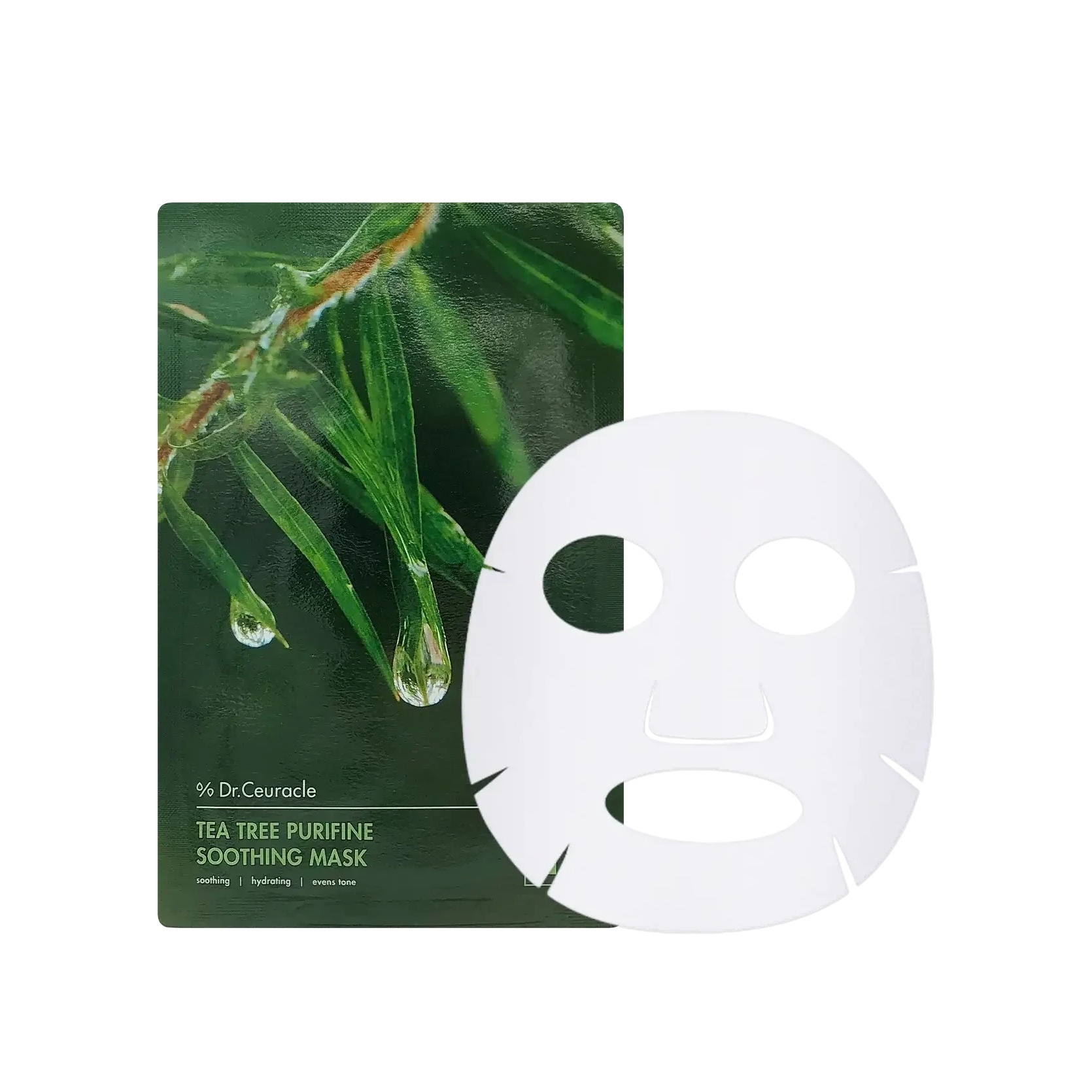 Набор тканевых масок Tea Tree Purifine Soothing Mask купить в VISAGEHALL