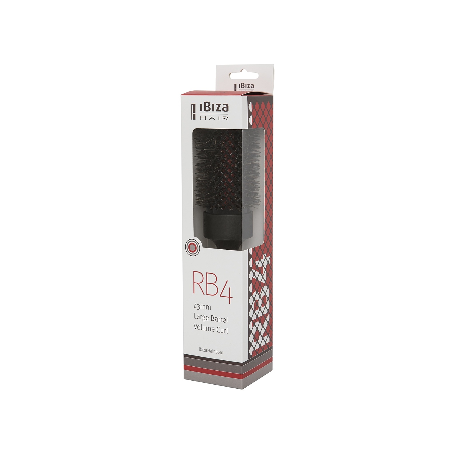Щетка для волос керамическая RB4 D43 мм Черная купить в VISAGEHALL