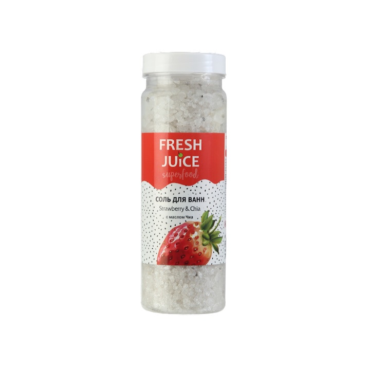 Соль для ванн Superfood Strawberry & Chia  купить в VISAGEHALL