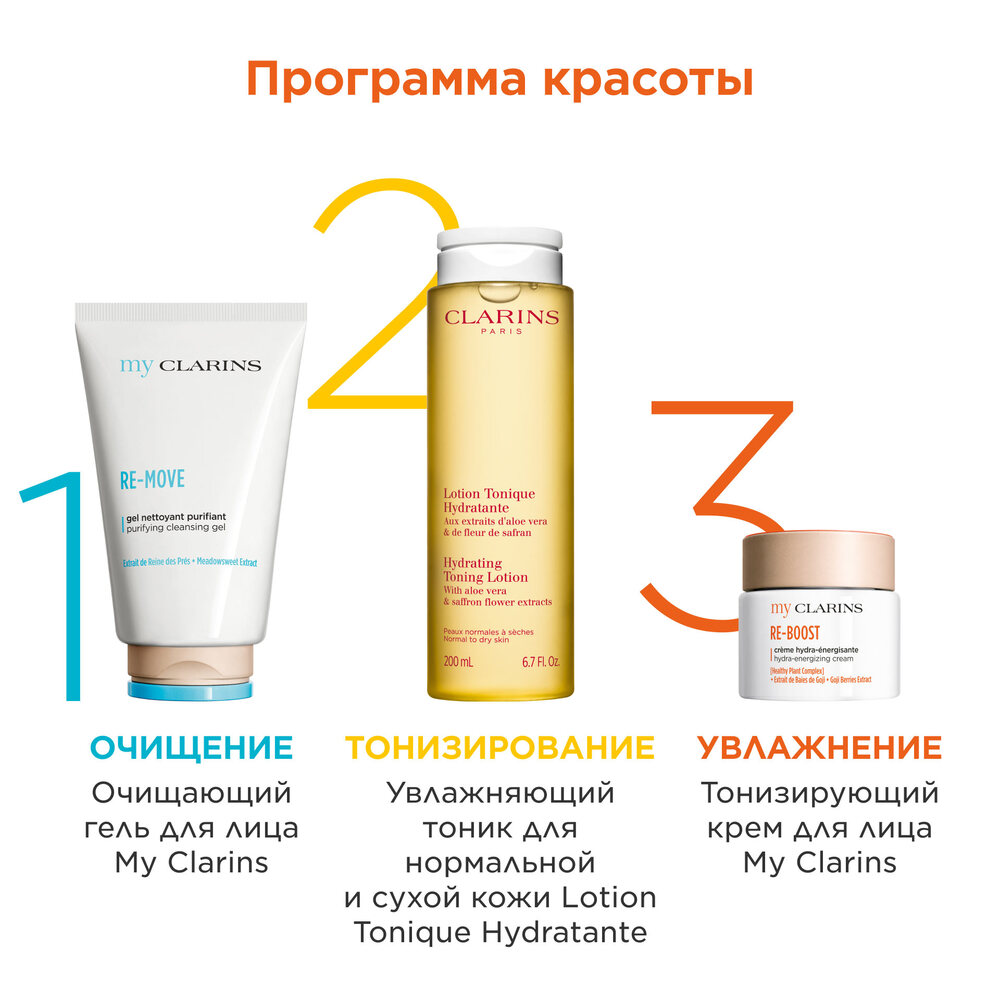 Крем для молодой кожи тонизирующий Re-Boost My Clarins 