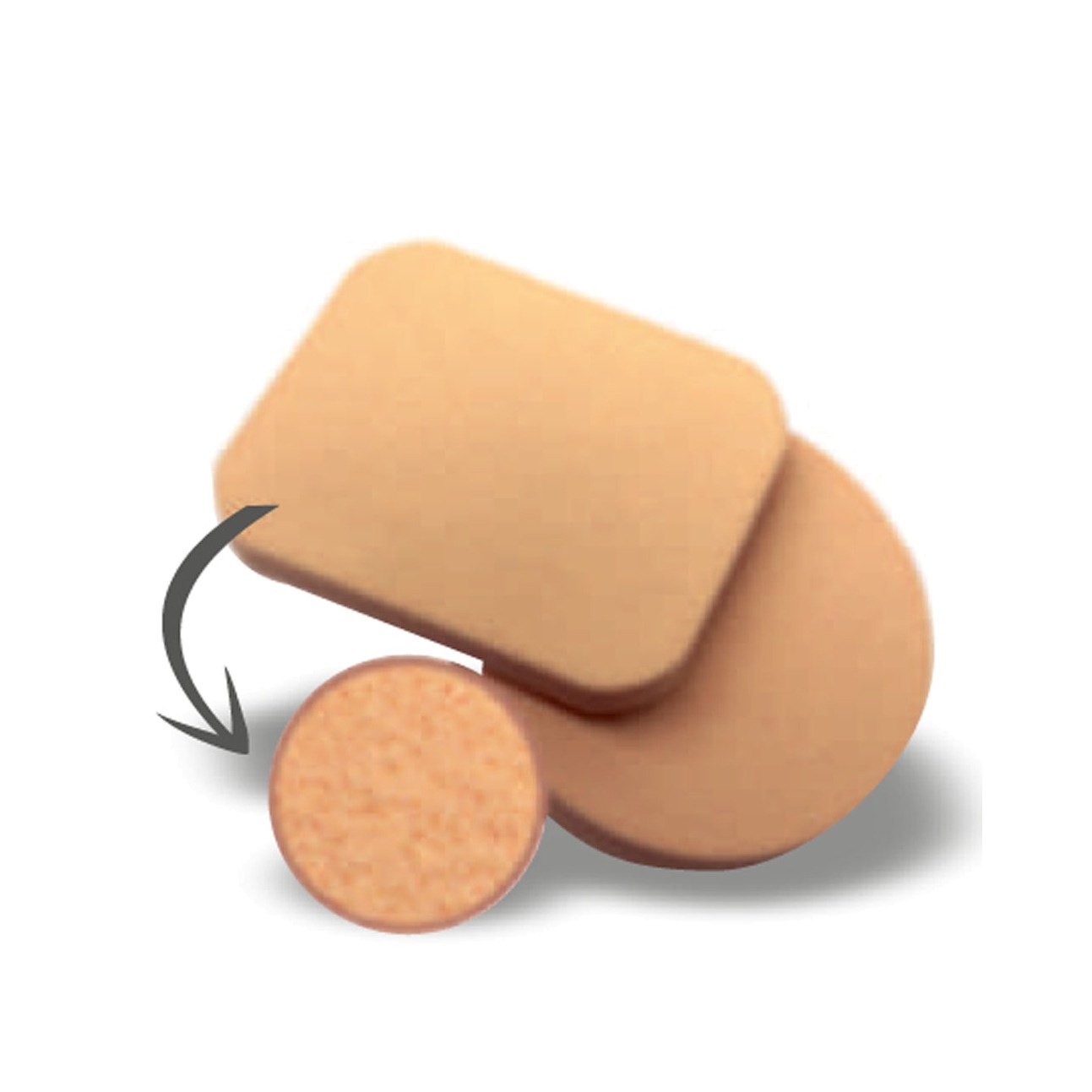 Спонжи для нанесения косметических средств  купить в VISAGEHALL