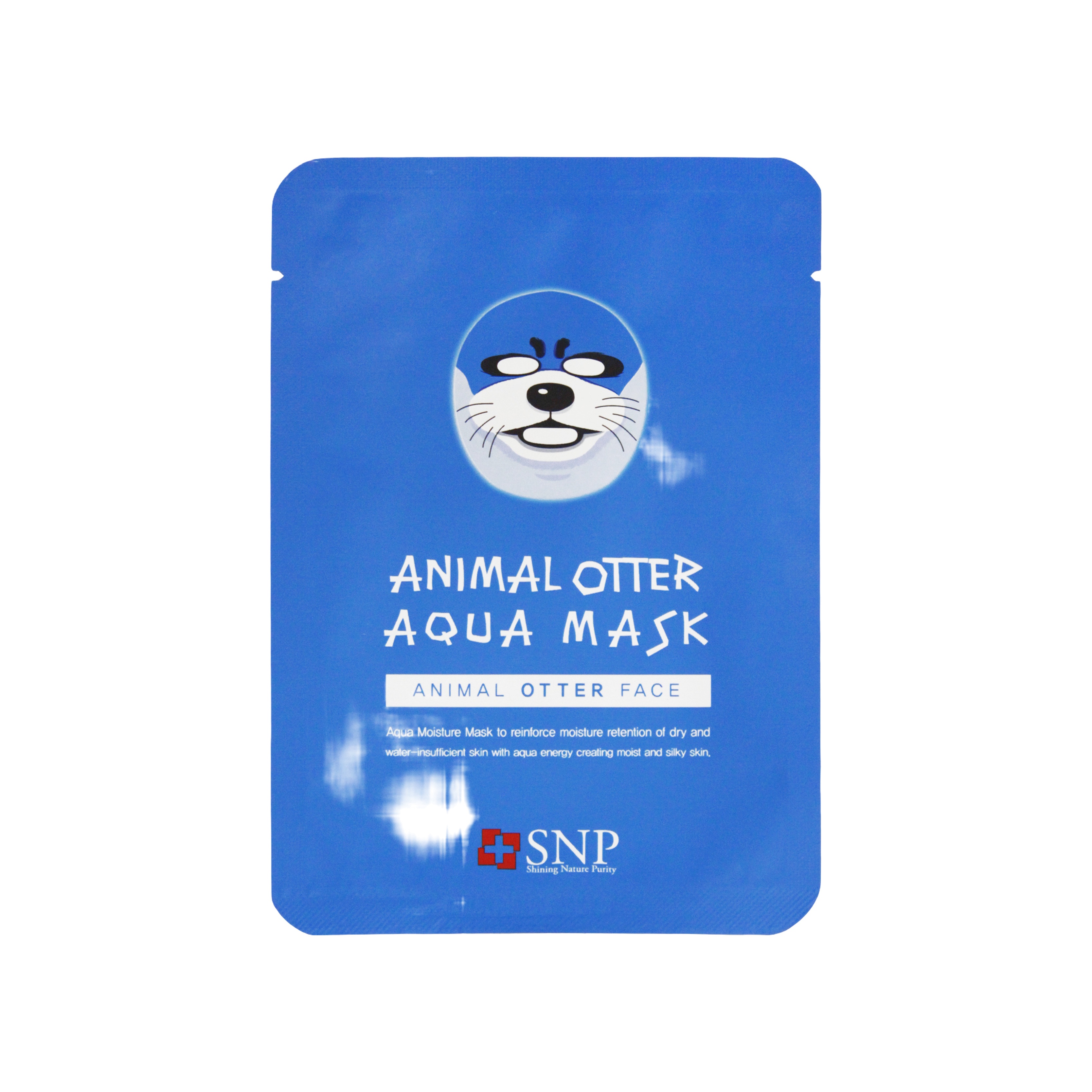 Маска тканевая для лица увлажняющая Animal Otter Aqua  купить в VISAGEHALL