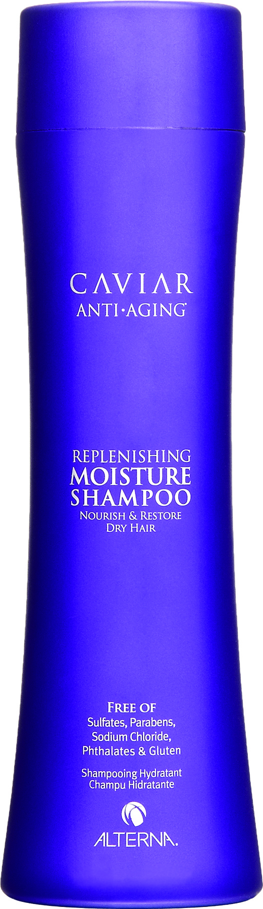 Увлажняющий шампунь с Морским шелком Caviar Anti-aging Replenishing Moisture Shampoo 250мл купить в VISAGEHALL
