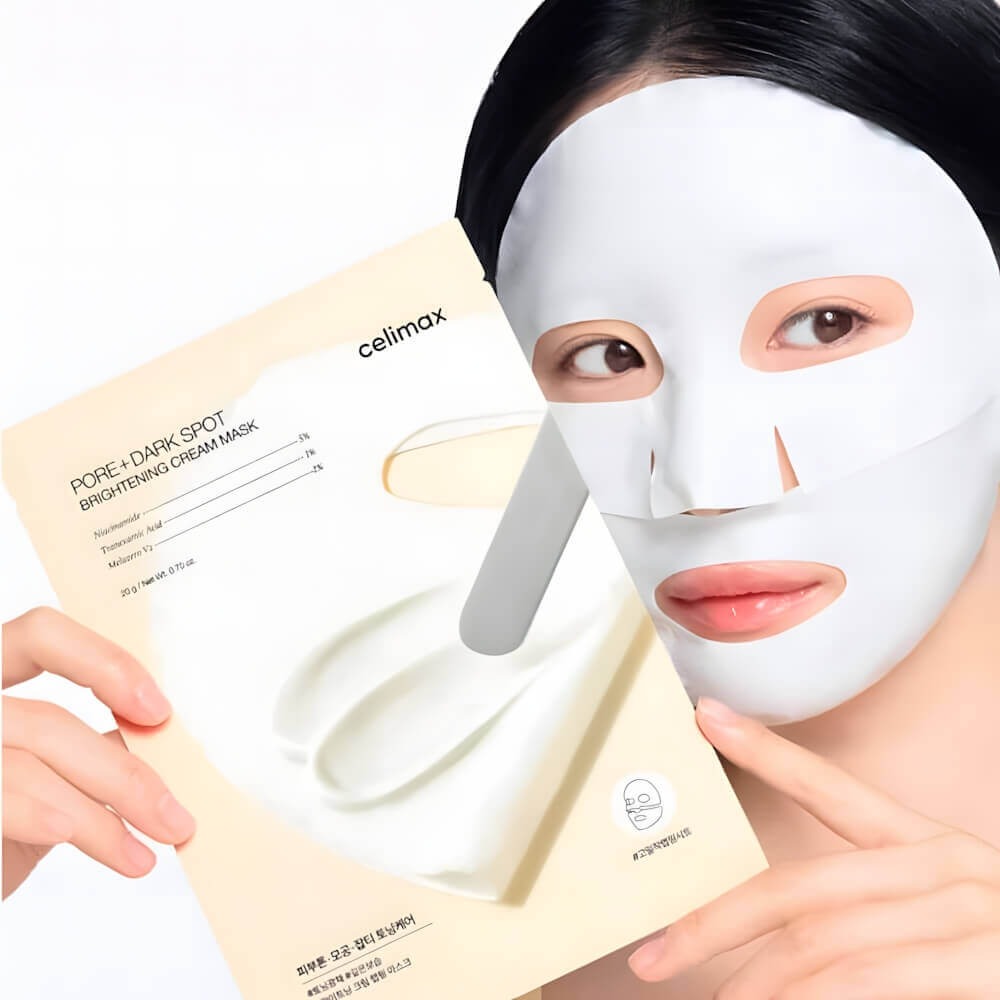 Маска тканевая для лица Pore+Dark Spot Brightening Cream Mask