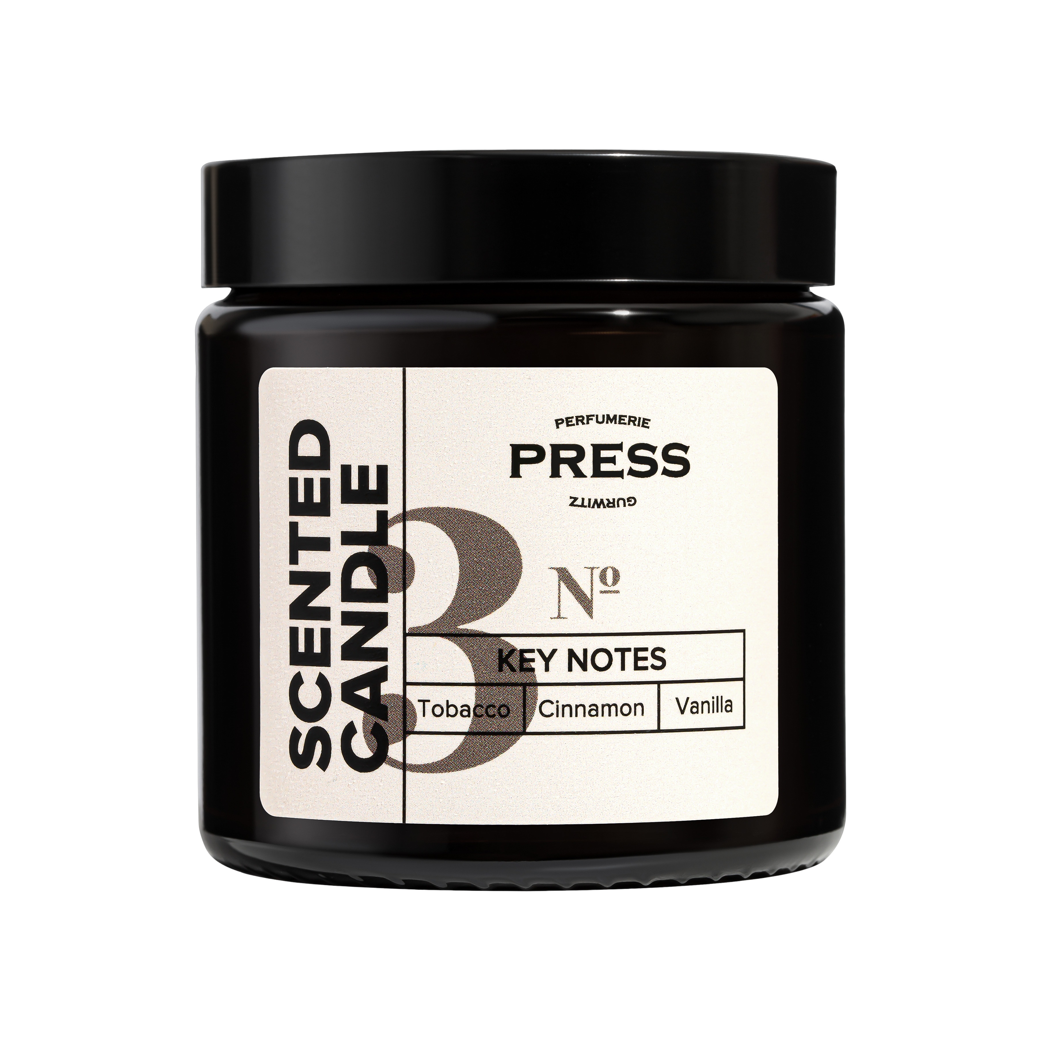 Свеча ароматизированная №3 с нотами табака, корицы и ванили купить в VISAGEHALL