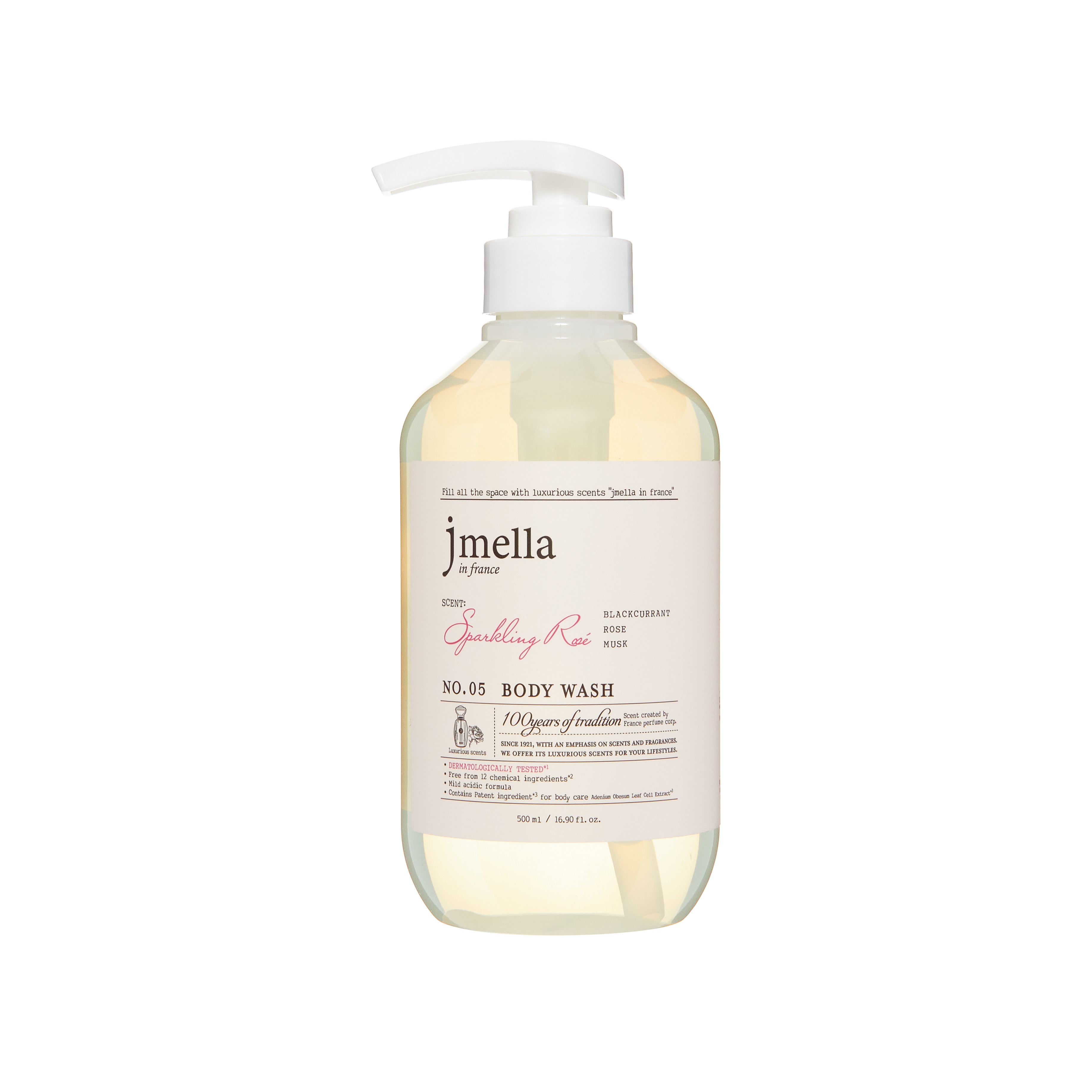 Гель для душа "Чёрная смородина, роза, мускус" купить в VISAGEHALL