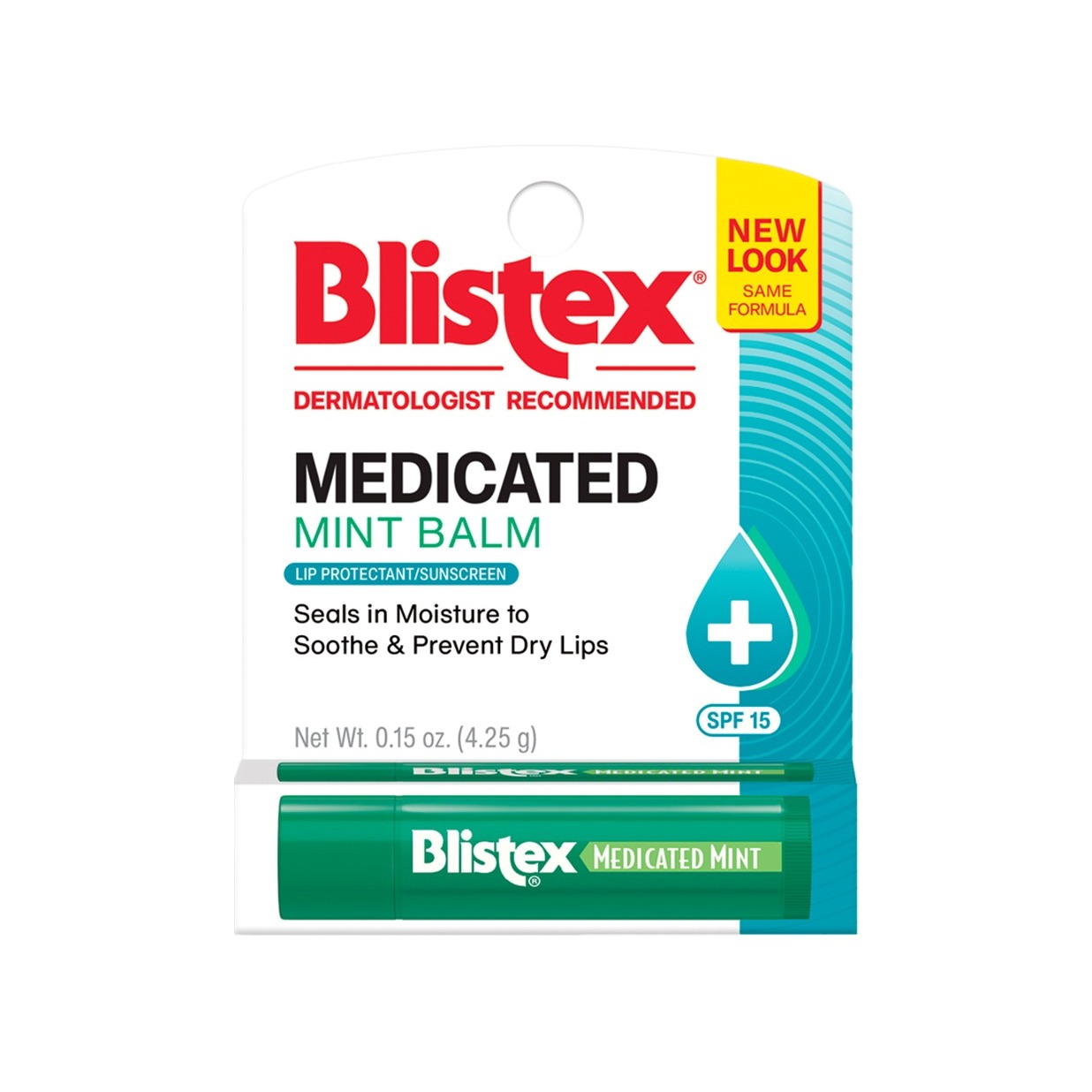 Бальзам для губ мятный Medicated SPF15 купить в VISAGEHALL