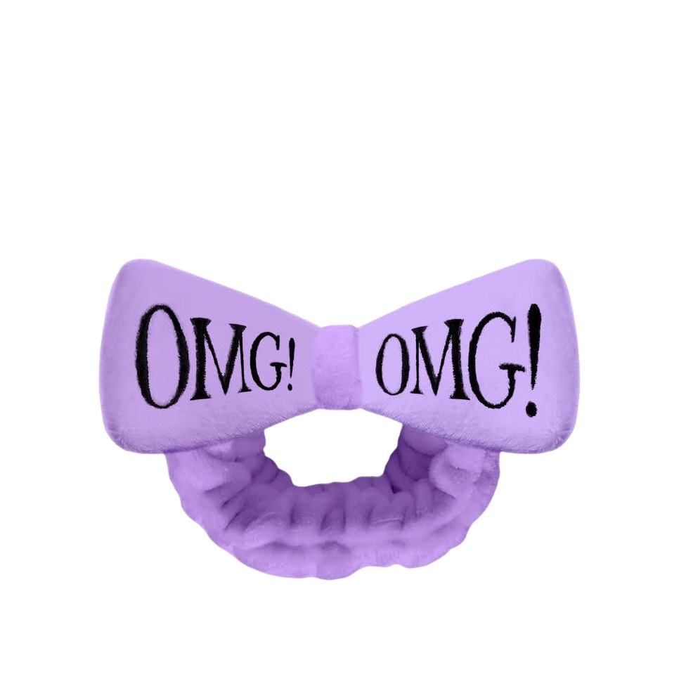 Повязка косметическая для волос лавандовая Hair band-purple