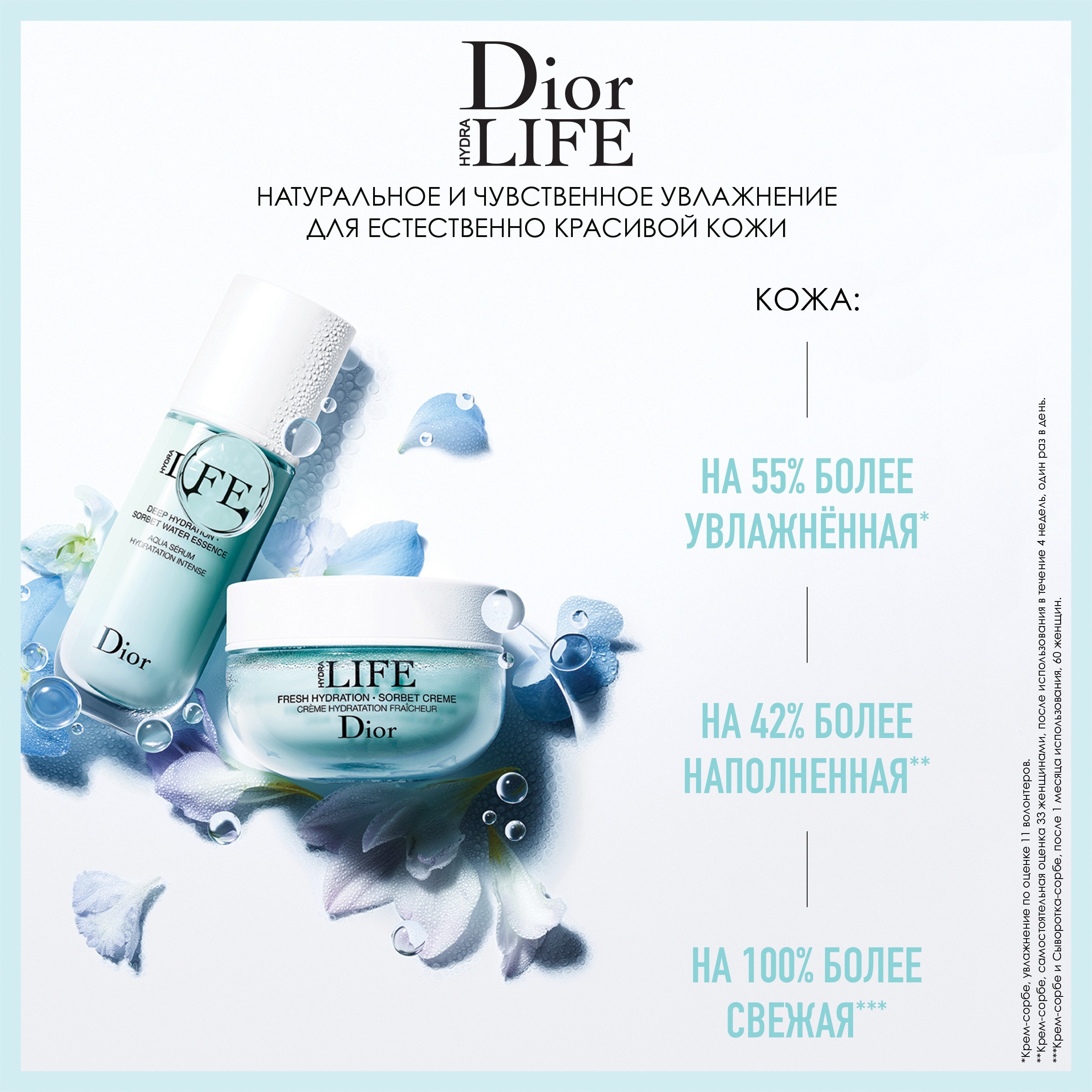 HYDRA LIFE~Крем для лица увлажняющий освежающий купить в VISAGEHALL