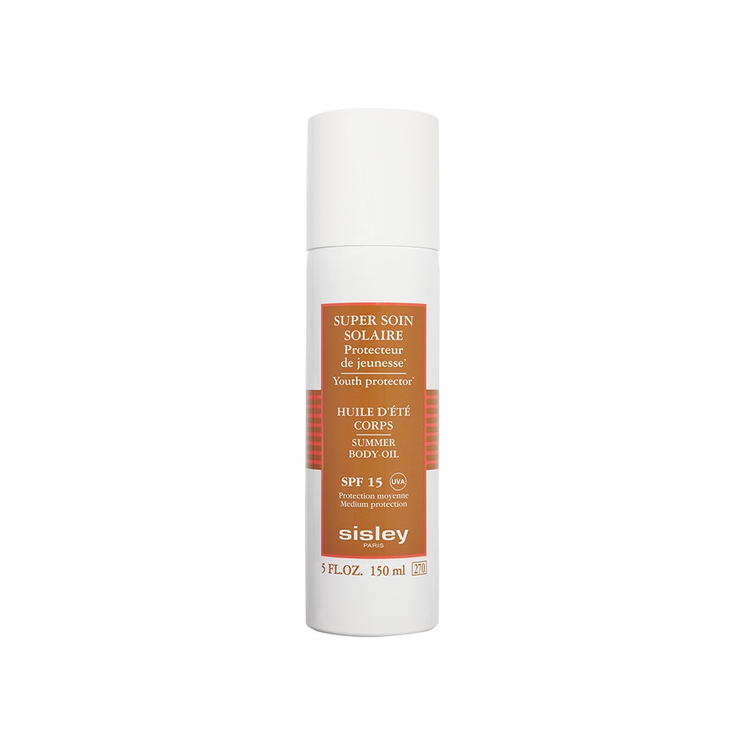 Super Soin Solaire Summer Body Oil SPF 15 Масло солнцезащитное для тела SPF15 купить в VISAGEHALL