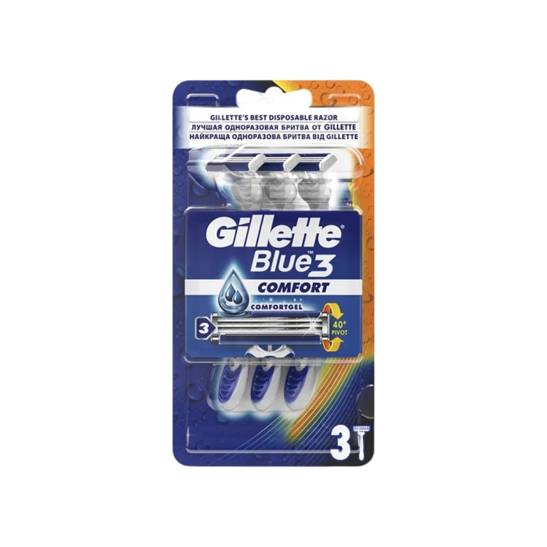 Станки одноразовые Blue 3 Comfort купить в VISAGEHALL