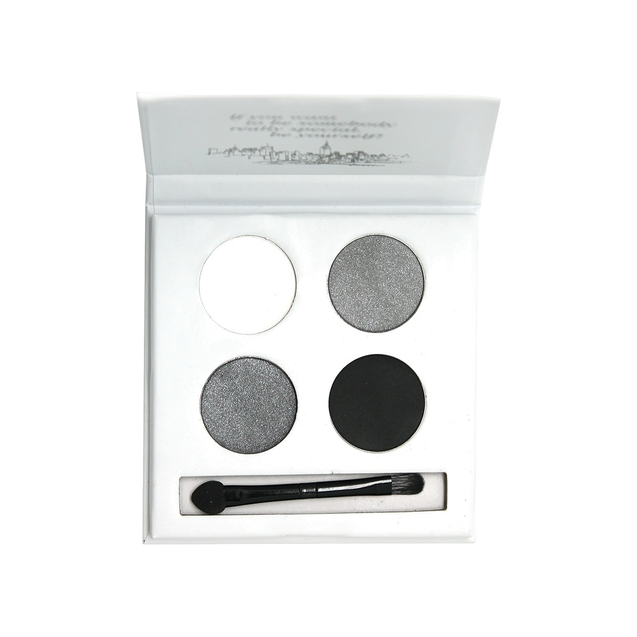 Палетка теней 4 тона Smoky eyes купить в VISAGEHALL