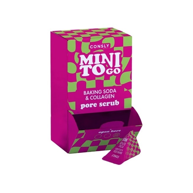 Скраб для лица с содой и коллагеном Mini To Go Baking Soda & Collagen Pore Scrub