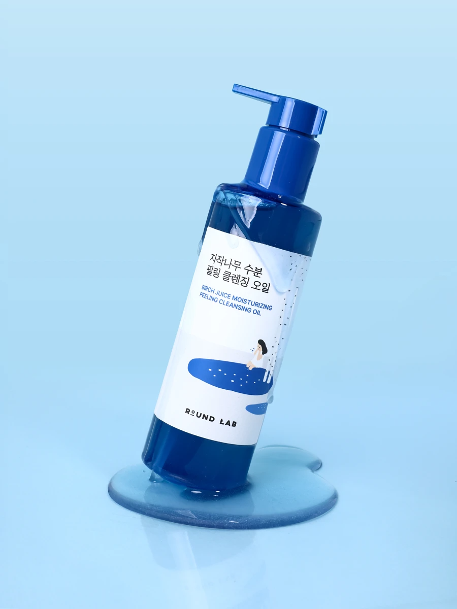 Гидрофильное масло с берёзовым соком и кислотами Birch Juice Moisturizing Peeling Cleansing Oil купить в VISAGEHALL