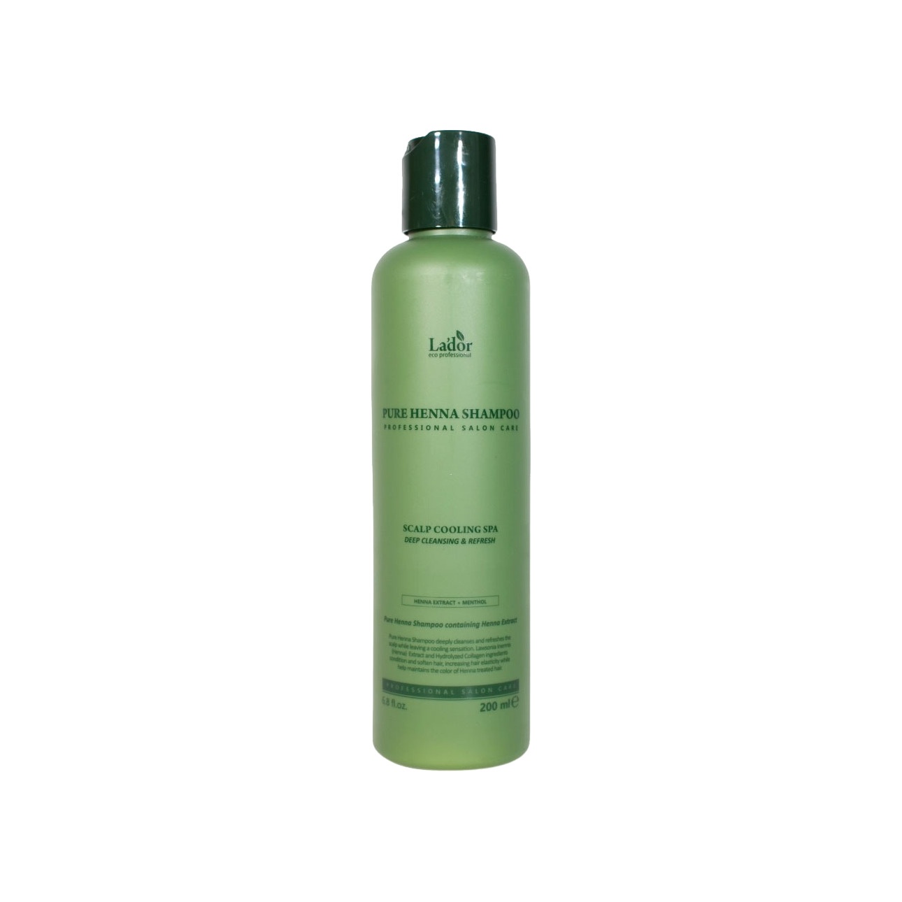 Шампунь профессиональный укрепляющий Pure Henna Shampoo с хной 200мл купить в VISAGEHALL