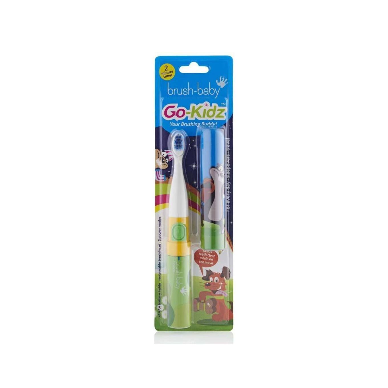 Щетка зубная электрическая 3+ Go-Kidz BRUSH BABY купить в VISAGEHALL