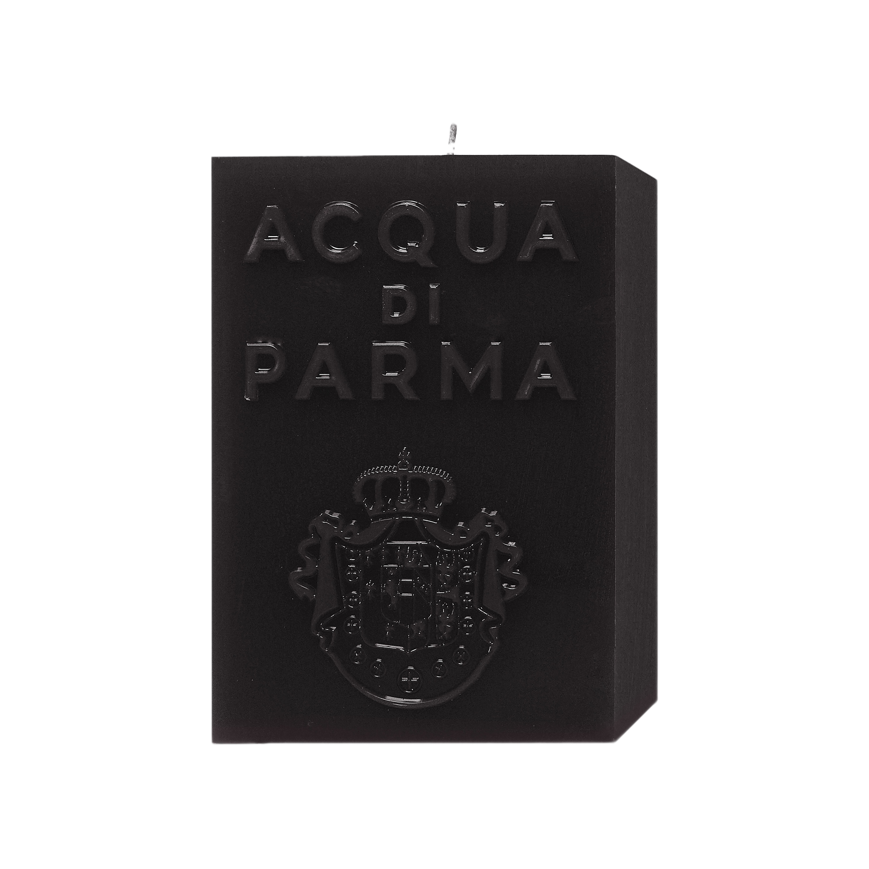 Чёрная кубическая свеча с ароматом амбры купить в VISAGEHALL