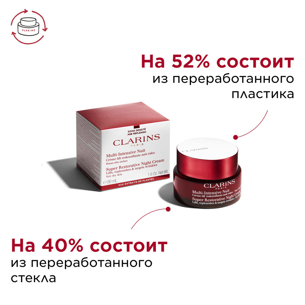 Крем ночной восстанавливающий с эффектом лифтинга для сухой кожи Multi-Intensive