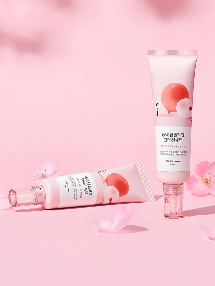 Сыворотка солнцезащитная с коллагеном Camellia Deep Collagen Firming Sun Serum купить в VISAGEHALL