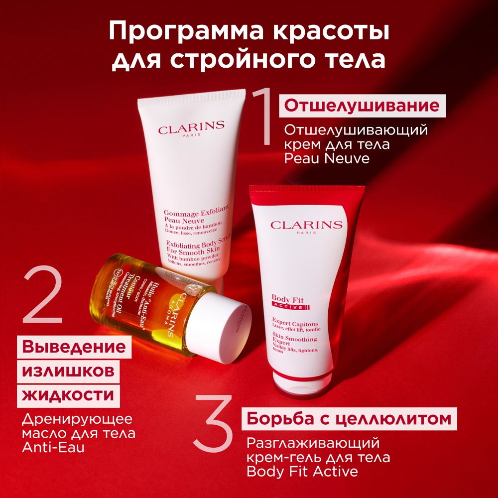 Крем-гель для тела разглаживающий с эффектом лифтинга Body Fit Active 