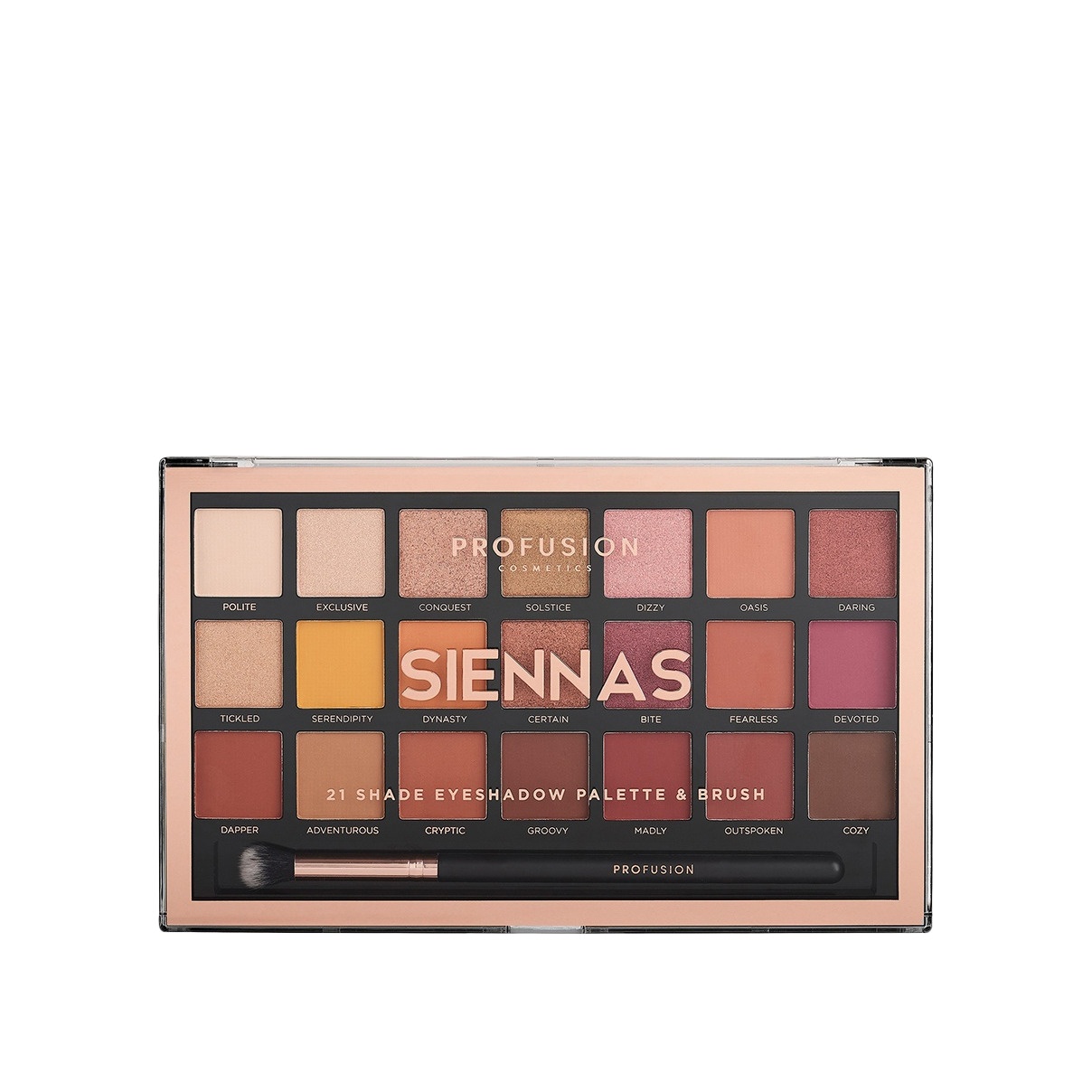 Палетка для макияжа глаз Siennas купить в VISAGEHALL