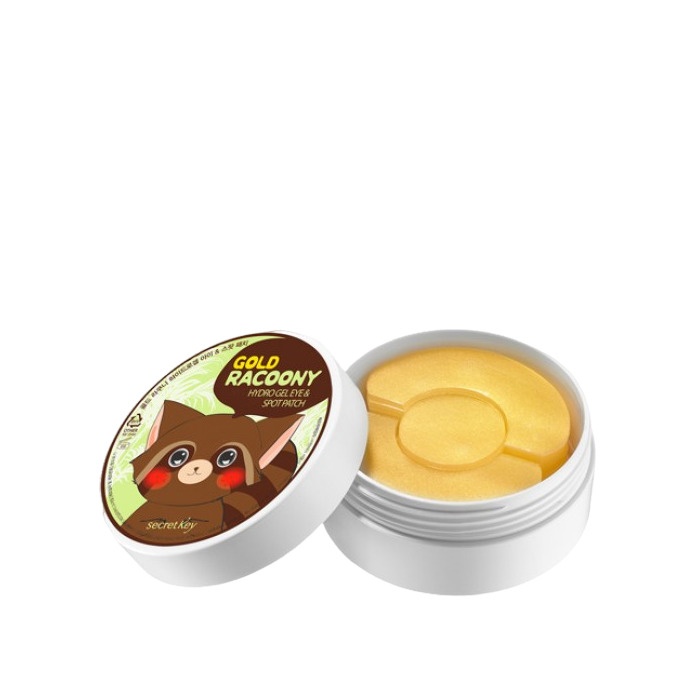 Патчи для глаз гидрогелевые Gold Racoony Hydrogel Eye & Spot Patch купить в VISAGEHALL