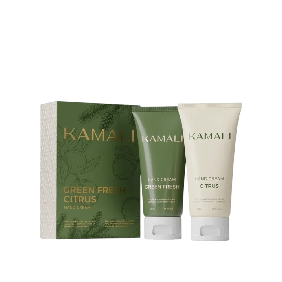 Набор подарочный кремов для рук Green fresh+citrus
