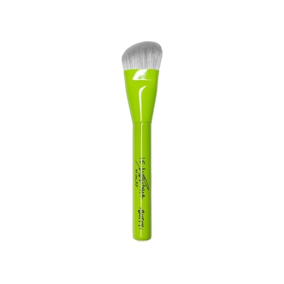 Кисть для кремовой коррекции лимитированная Buffy Neon Green