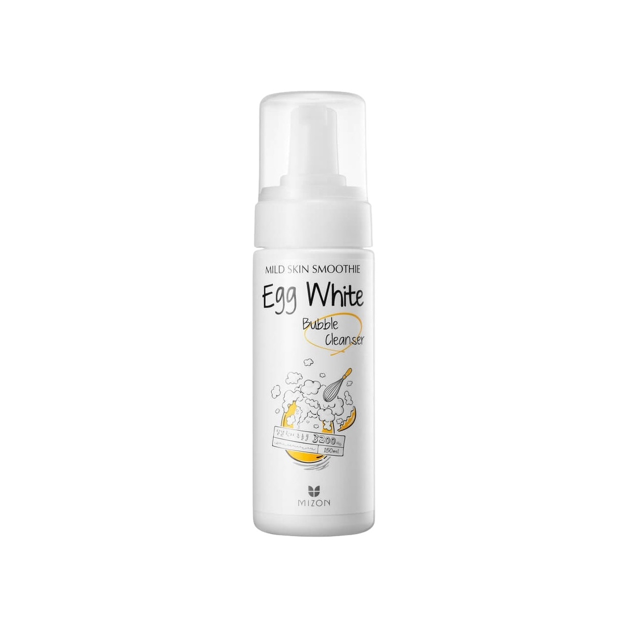 Пенка для умывания воздушная на основе яичного белка Egg White Bubble Cleanser 150мл купить в VISAGEHALL