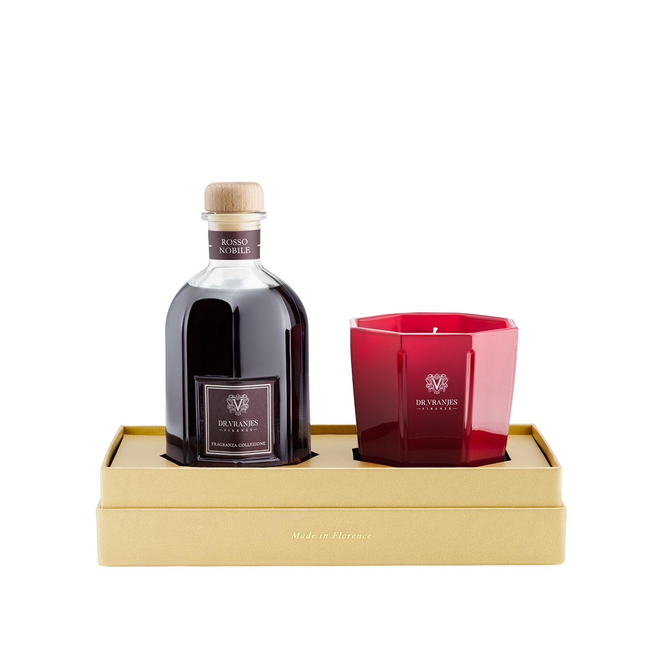 Набор Rosso Nobile: Диффузор + Свеча Red Tourmaline купить в VISAGEHALL